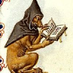 Picture of a fox (Renard) reading a book